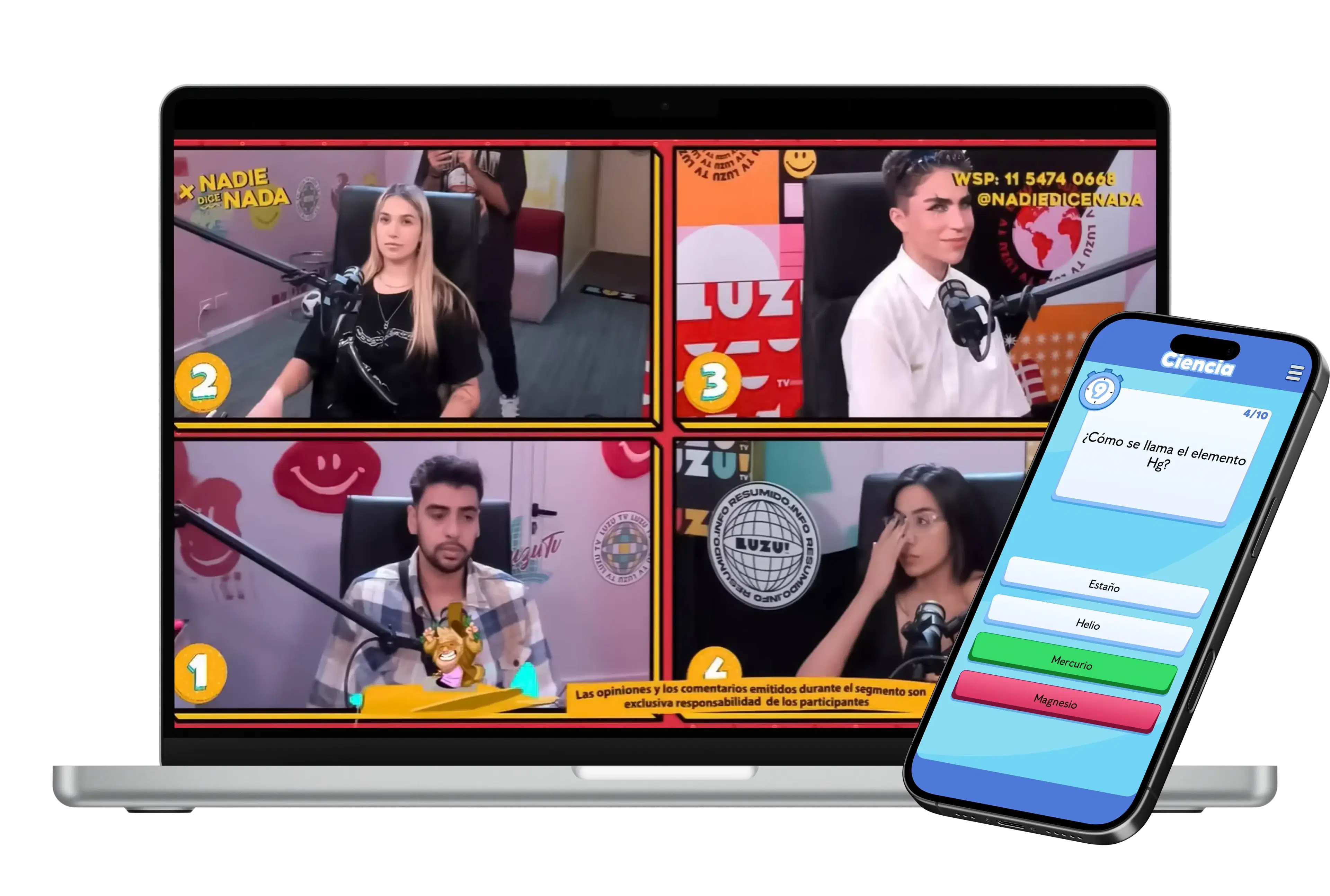 Millotón platform screenshot
