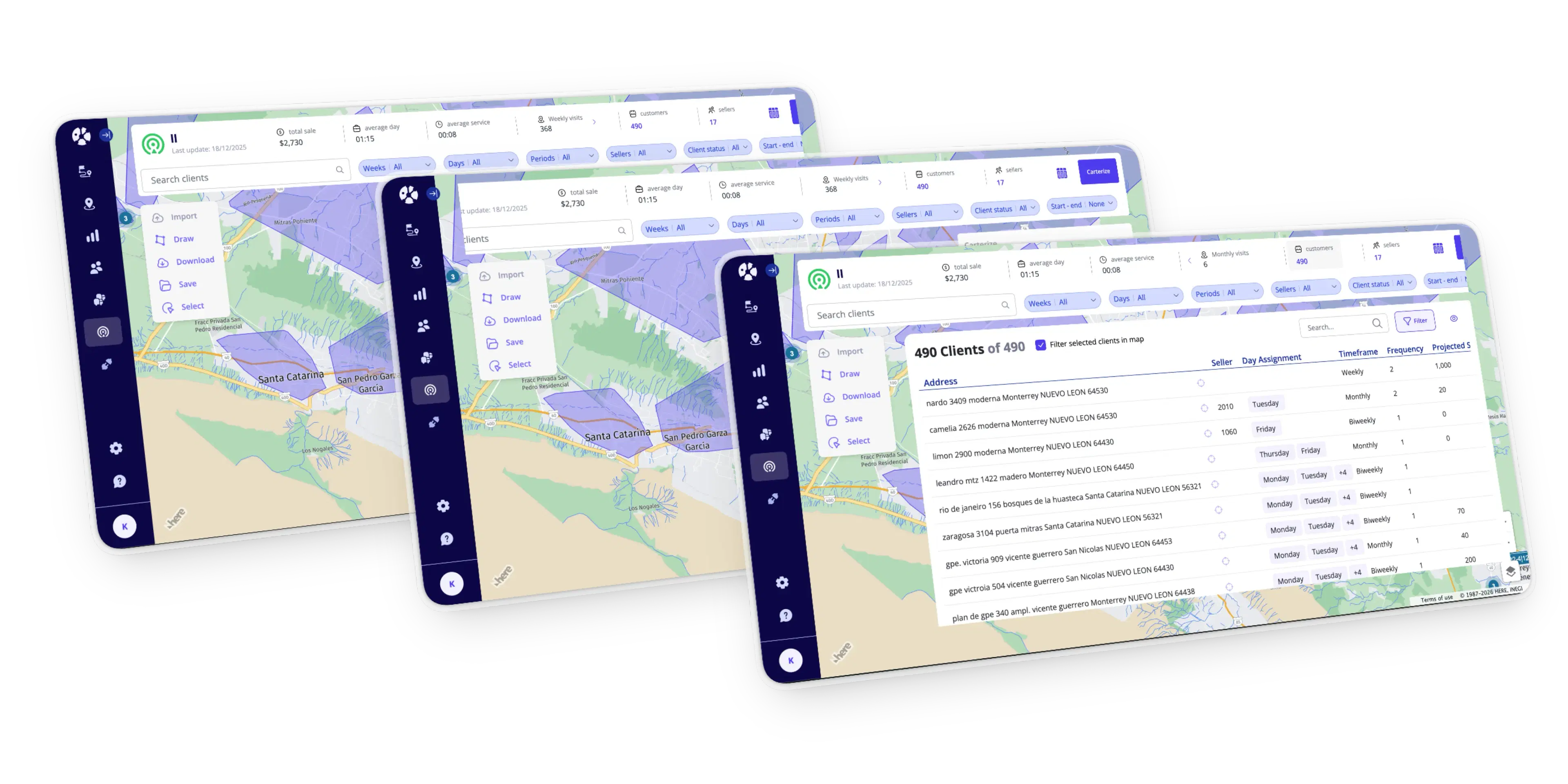 SimpliRoute screenshots