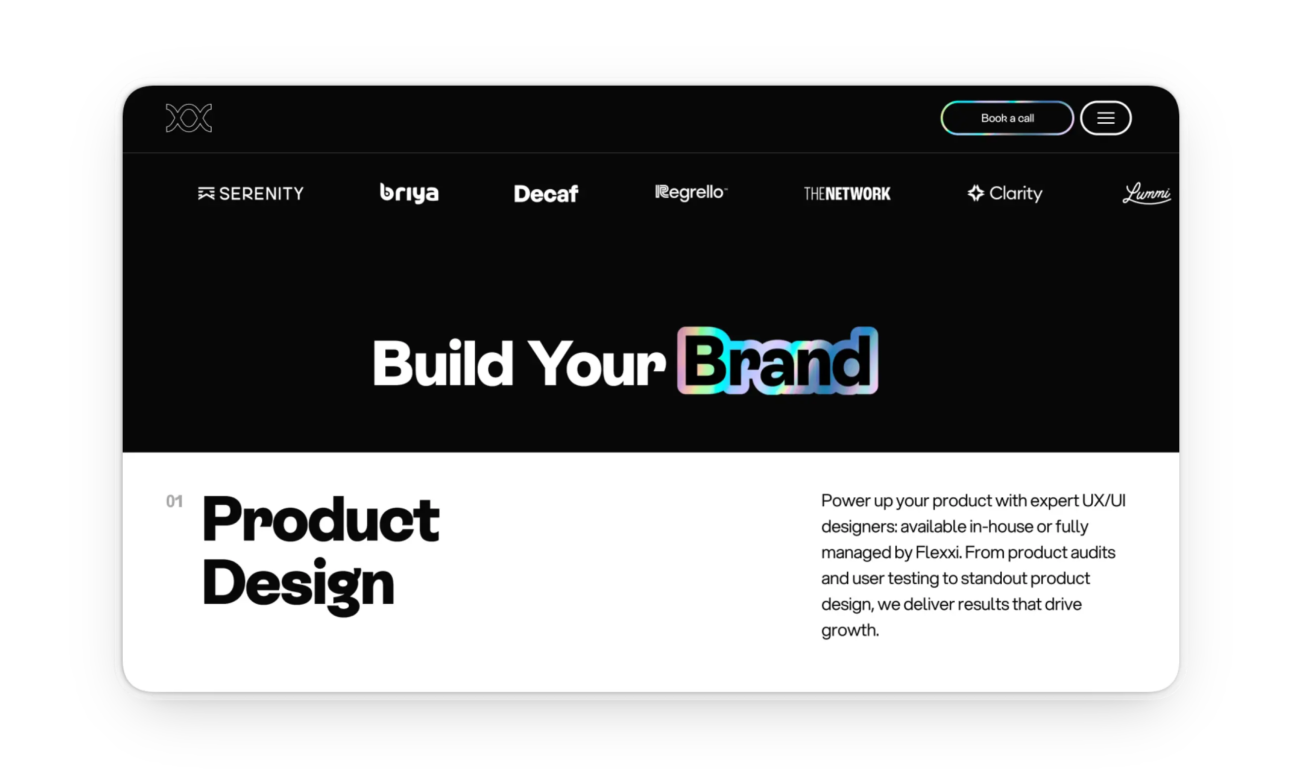 Flexxi Design mockup